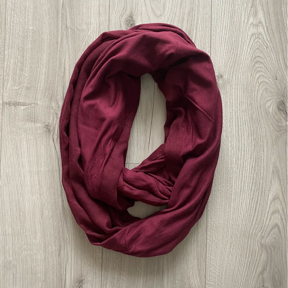 Guess by Marciano Wine Red Infinity Scarf